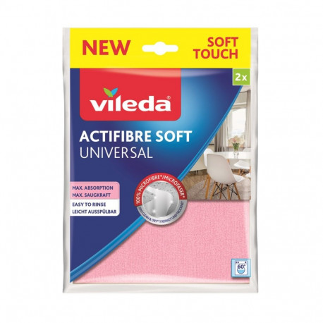 Vileda ACTIFIBRE pehme universaalne lapp 2 tk