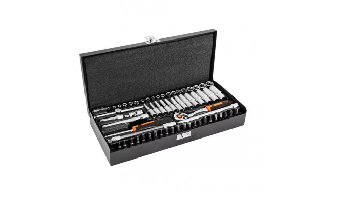 Neo Tools 1/4" padrunvõtmete komplekt 63-osaline
