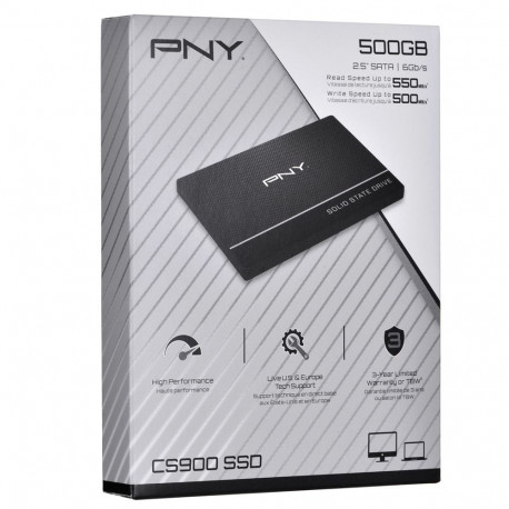 PNY CS900 500 GB 2.5" Serial ATA III 3D TLC