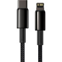 BASEUS cable Type C for Apple Lightning 8-pin PD20W Tungsten Gold CATLWJ-01 2 meters black