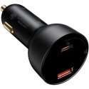 BASEUS car charger Digital Display PPS Dual USB + Typ-C CCZX-01