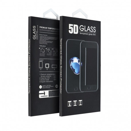 5D Full Glue Tempered Glass - for iPhone 15 / 16 (Privacy) black