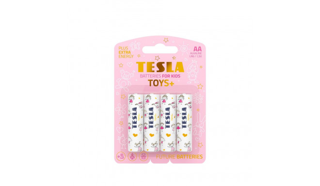 TESLA alkaline battery R6 (AA) TOYS+ GIRL [4x120] 4 pcs
