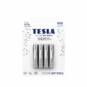 TESLA Alkaline battery AAA SILVER+[4x120]