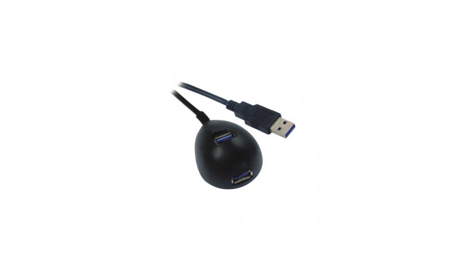 EFB Elektronik EB458V2 cable gender changer USB Type-A 2x USB Type-A Black
