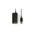 Nedis BTTR200BK wireless audio transmitter USB 10 m Black