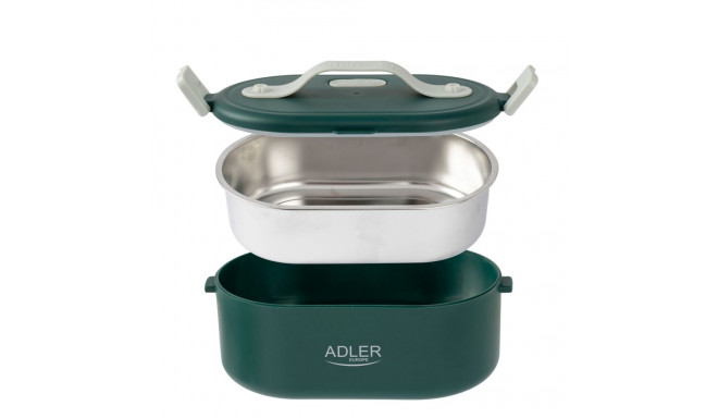 Adler AD 4505 roheline Toidupaak soojendusega lõunakarbi komplekt konteiner eraldaja lusikas 0.8L 55