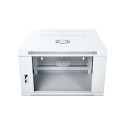 DIGITUS DN-WD19 06U/550 DIGITUS Wallmount cabinet 6U, double section, 600x550mm, grey RAL 7035