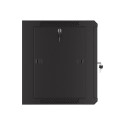 LANBERG 19inch wall-mounted rack 9U/570x450 demounted fast assembling flat pack black