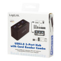 LOGILINK CR0042 LOGILINK - USB 3.0 Hub with All-in-One Card Reader