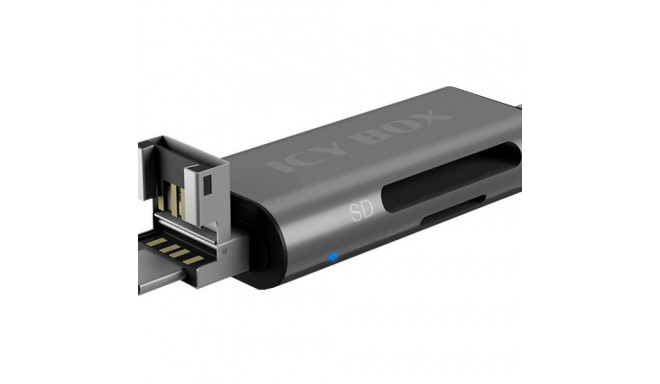 ICY BOX IB-CR201-C3 External card reader with multi-USB connector