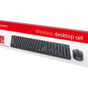 Gembird juhtmevaba klaviatuur + hiir US (KBS-W-01)