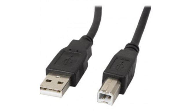 LANBERG CA-USBA-10CC-0018-BK Lanberg cable USB 2.0 AM-BM 1.8m black