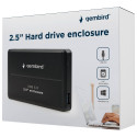 Gembird HDD housing EE2-U3S-2 HDD/SSD, black