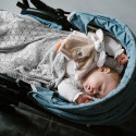 Babyono bamboo knitted blanket grey 1479/02