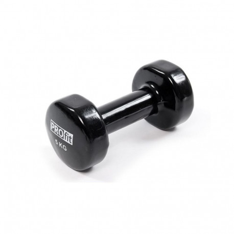 Profit vinyl dumbbell 5kg black DK 4102
