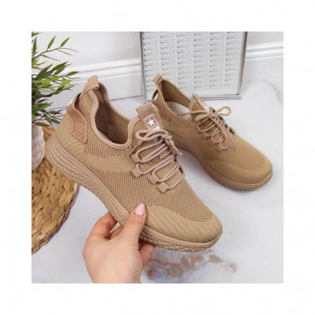 NEWS W EVE268A beige sports shoes (36)