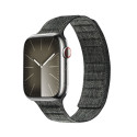 Crong Melange - Magnetic strap for Apple Watch 42/44/45/49 mm (black melange)