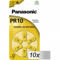 Panasonic patarei PR 10 Hearing Aid Zinc Air 10x6tk