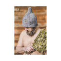 SAUNA CAP COTTON GRAY