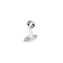 TUBE HANGER D25.SCREW. CHROME PLATED