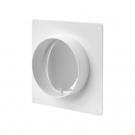 ühendusliitmik klapiga 100mm 4-k.torul