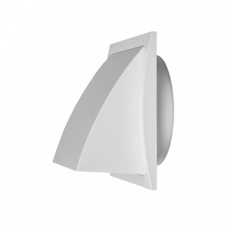 VENT.GRILLE PLASTIC 190X190MM 125MM EXT.