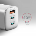 ACU-DPQ65W GaN 3xport wall charger 65W white