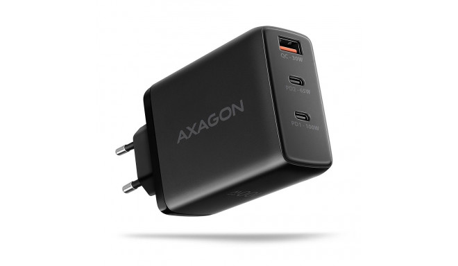 ACU-DPQ100 GaN 3xport wall charger 100W black