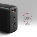 ACU-DPQ100 GaN 3xport wall charger 100W black