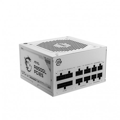 MAG modulaarne toiteplokk A850GL PCIE5 850W 80PLUS GOLD, valge