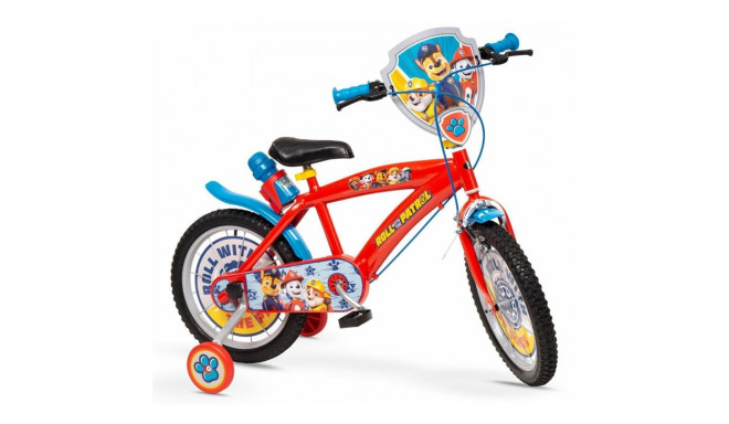 Children's Bike 16" Paw Patrol Red 1678 NEW TOIMSA