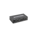 Qoltec 52356 video splitter HDMI v. 2.0 | 1x2 | EDID+IR