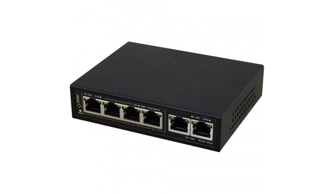 SWITCH GIGABIT POE 4+2 PULSAR SG64