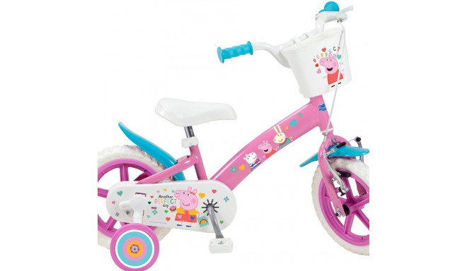 Children's bicycle 12" Peppa Pig pink 1195 Pink TOIMSA