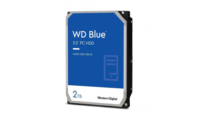 Western Digital Blue internal hard drive 2 TB 7200 RPM 256 MB 3.5" Serial ATA