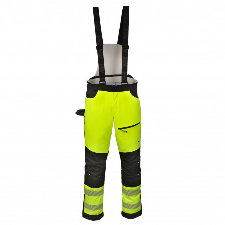 HW Scout softshell soojad traksipüksid Hi-Vis kollane 60