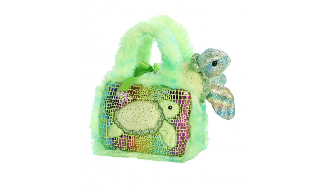AURORA Fancy Pals plush toy turtle in a bag, 20 cm