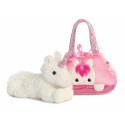 AURORA Fancy Pals plush toy unicorn in a bag,