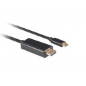 Lanberg USB-C - HDMI cable 3 m Black (CA-CMHD
