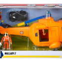 Wallaby II helicopter with Fireman Sam figurine