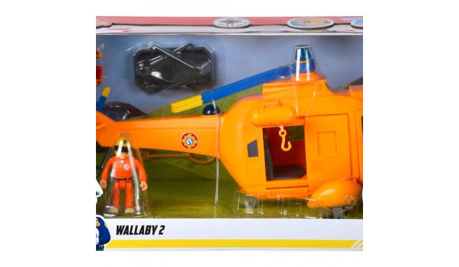 Wallaby II helicopter with Fireman Sam figurine