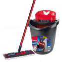 Mop with Dual Action Bucket Vileda Ultramax Mop Set Black