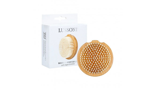 Cleansing and Exfoliating Brush Lussoni Bamboo Circular