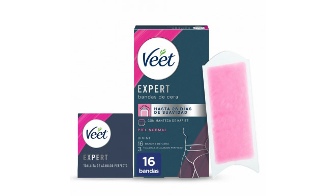 Kehakarvade eemaldusribad Veet Expert Bikini (16 Ühikut)