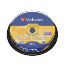 DVD-RW Verbatim    10 gb. Melns Daudzkrāsains 4,7 GB 4x (10 gb.)