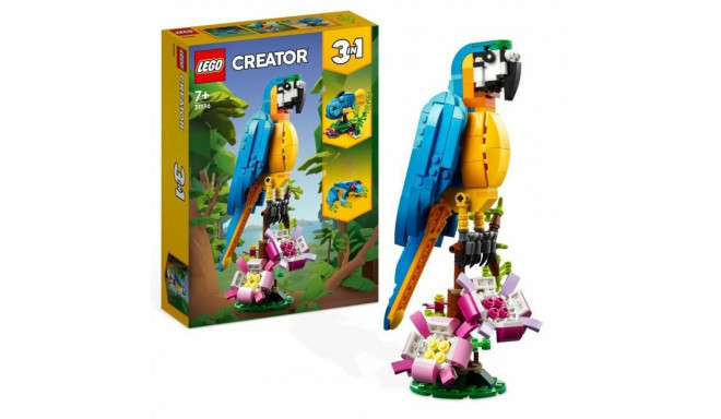 Konstruktsioon komplekt Lego Creator 31136 Exotic parrot with frog and fish 3-in-1 253 Tükid, osad