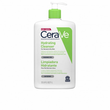 Näo puhastamise geel CeraVe Hydrating Cleanser 1 L