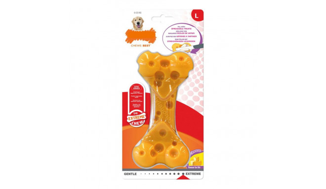 Dog chewing toy Nylabone Dura Chew Cheese Size L Nylon