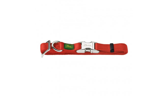 Dog collar Hunter Basic Alu-Strong Red Size L (45-65 cm)